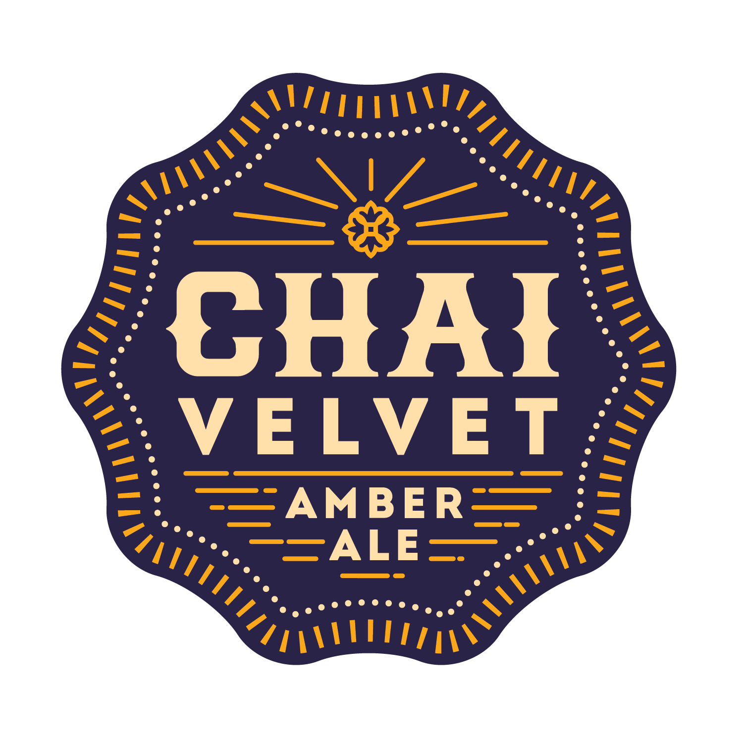 Indeed Chai Velvet beer Label Full Size