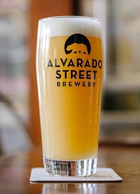 Alvarado Street Planes, Trains, and IPA's beer Label Full Size