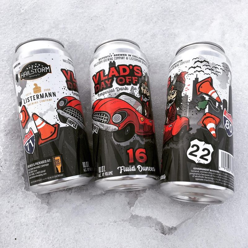 Hailstorm + Listermann Vlad's Day Off beer Label Full Size