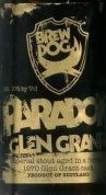 BrewDog Paradox Glen Grant 2007 beer Label Full Size