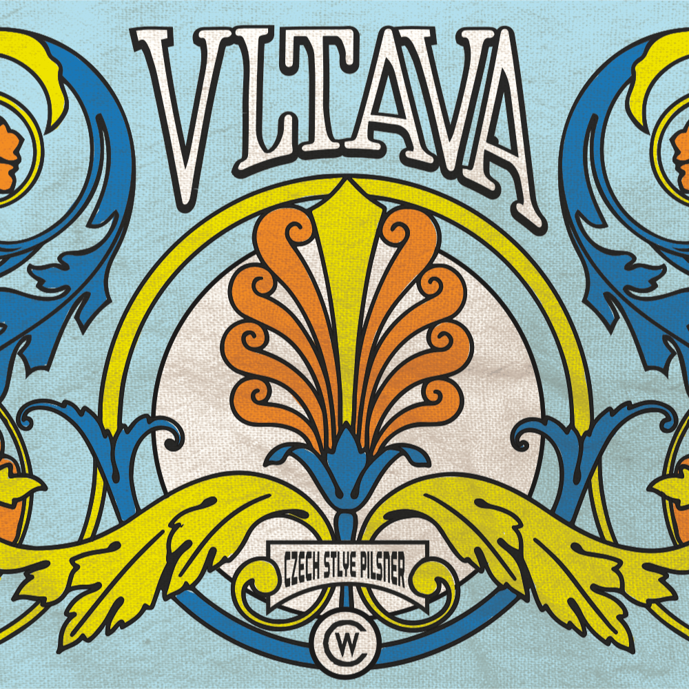 Counter Weight Vltava beer Label Full Size