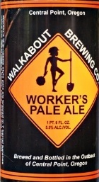Walkabout Worker's beer Label Full Size