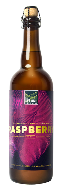Upland Raspberry beer Label Full Size