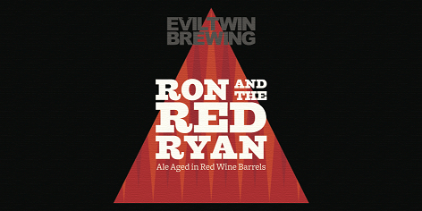 Evil Twin Ron and the Red Ryan beer Label Full Size