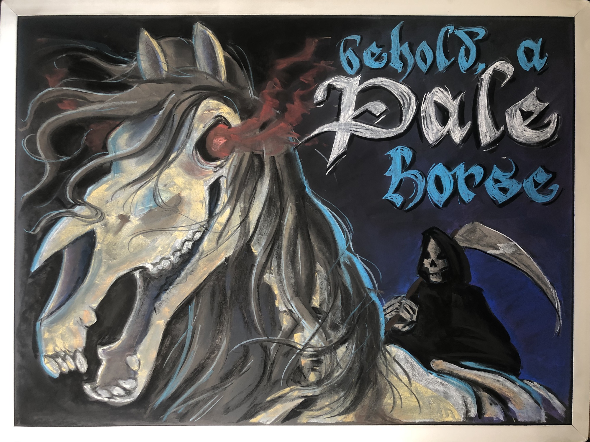 Fegley's Behold a Pale Horse beer Label Full Size