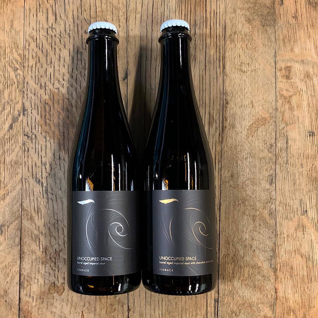 Finback + Kane Unoccupied Space (Chocolate & Vanilla) beer Label Full Size