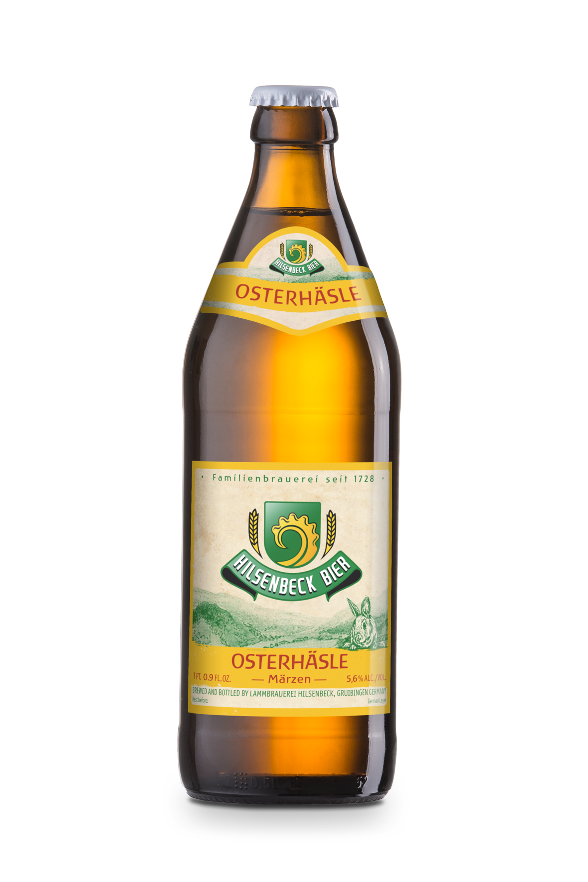 Hilsenbeck Osterhäsle beer Label Full Size