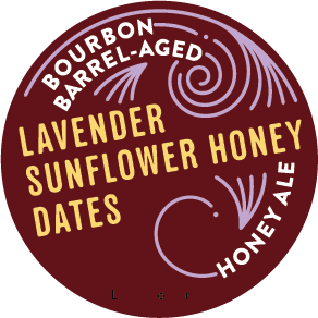 Indeed Bourbon Barrel-Aged L.S.D. Honey Ale beer Label Full Size