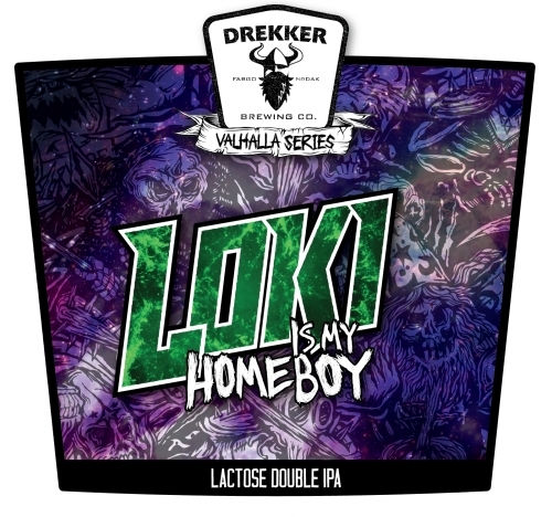 Drekker Loki is My Homeboy beer Label Full Size