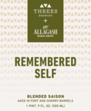 Threes + Allagash Barrel-Aged Remembered Self beer