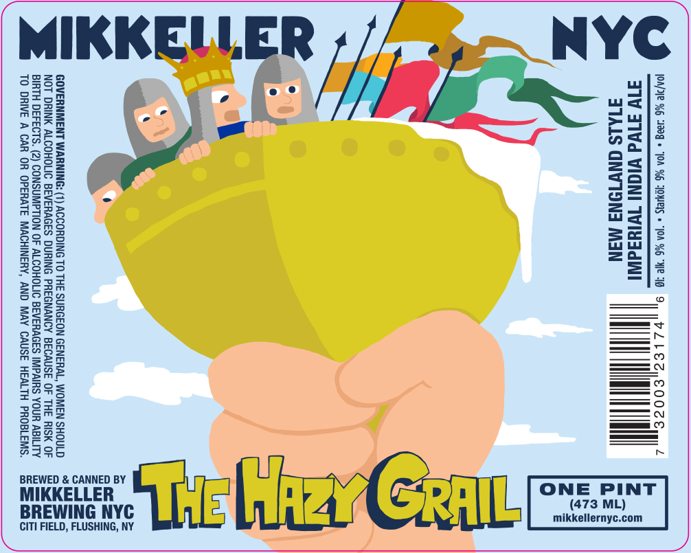 Mikkeller NYC The Hazy Grail beer Label Full Size