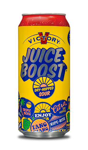 Victory Juice Boost beer Label Full Size