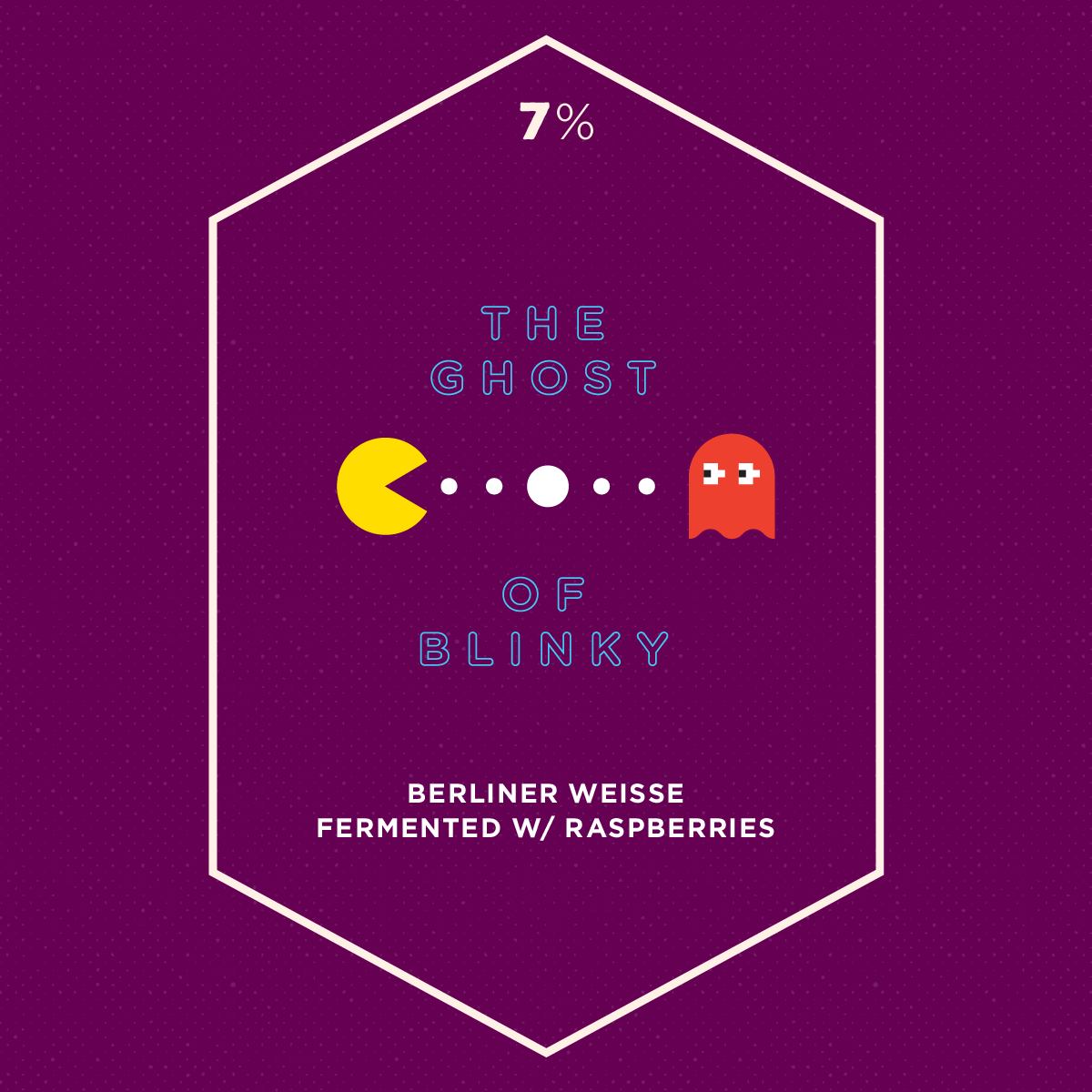 Long Live The Ghost of Blinky beer Label Full Size