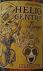 Two Brothers Heliocentric 2008 beer Label Full Size