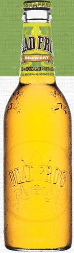 Dead Frog Pepper Lime Lager beer Label Full Size