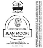 Dalton Union Juan Moore (Table Beer) beer