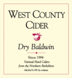 West County Cider Baldwin beer