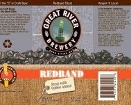 Great River Coffee Stout beer Label Full Size