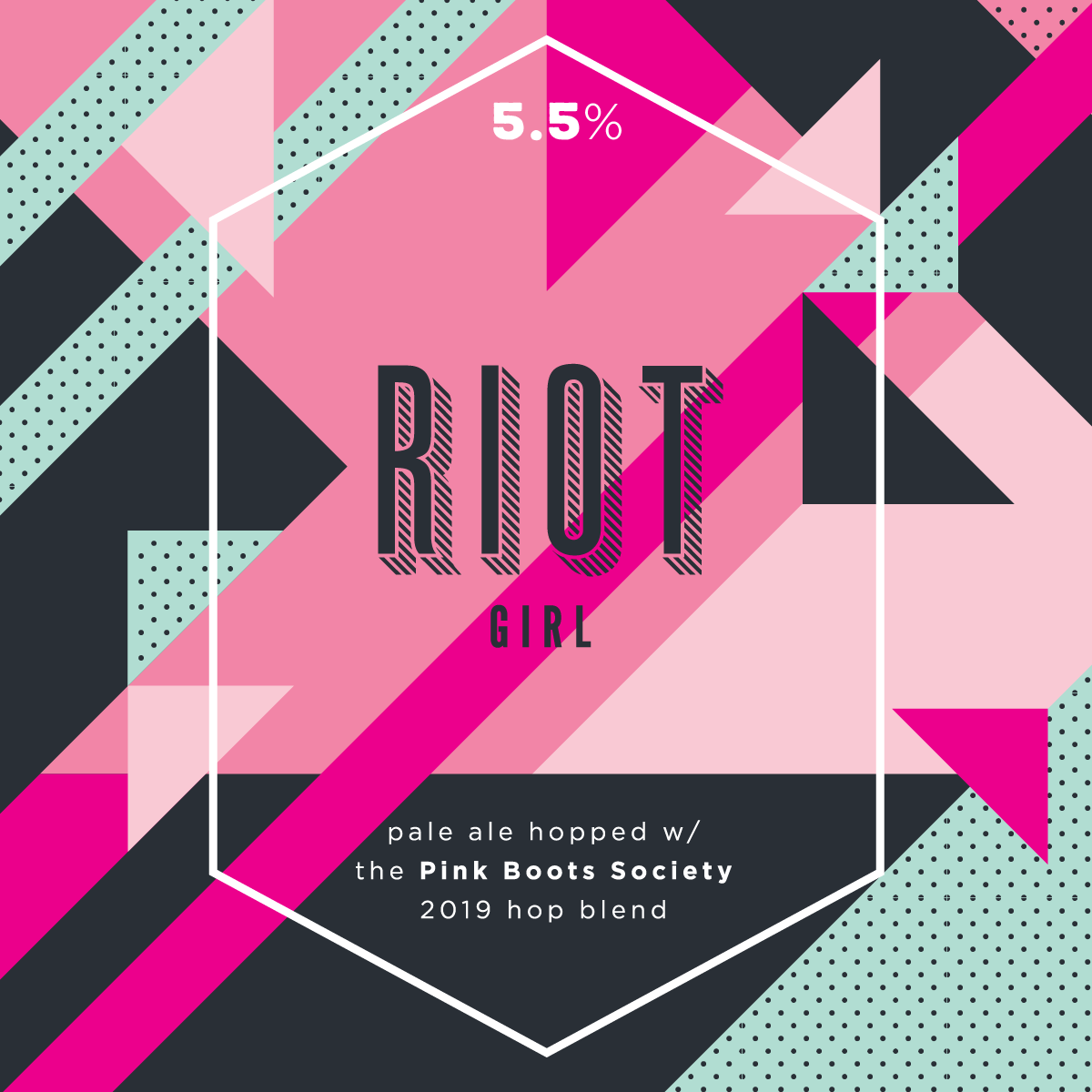 Long Live Riot Girl 2019 beer Label Full Size