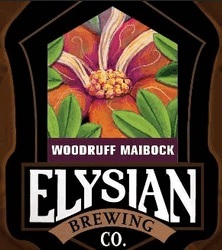 Elysian Woodruff beer Label Full Size