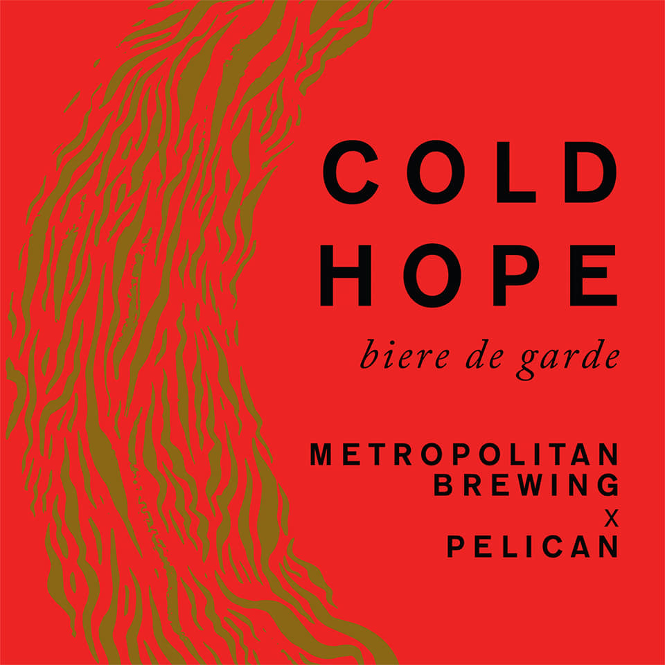 Metropolitan Cold Hope beer Label Full Size
