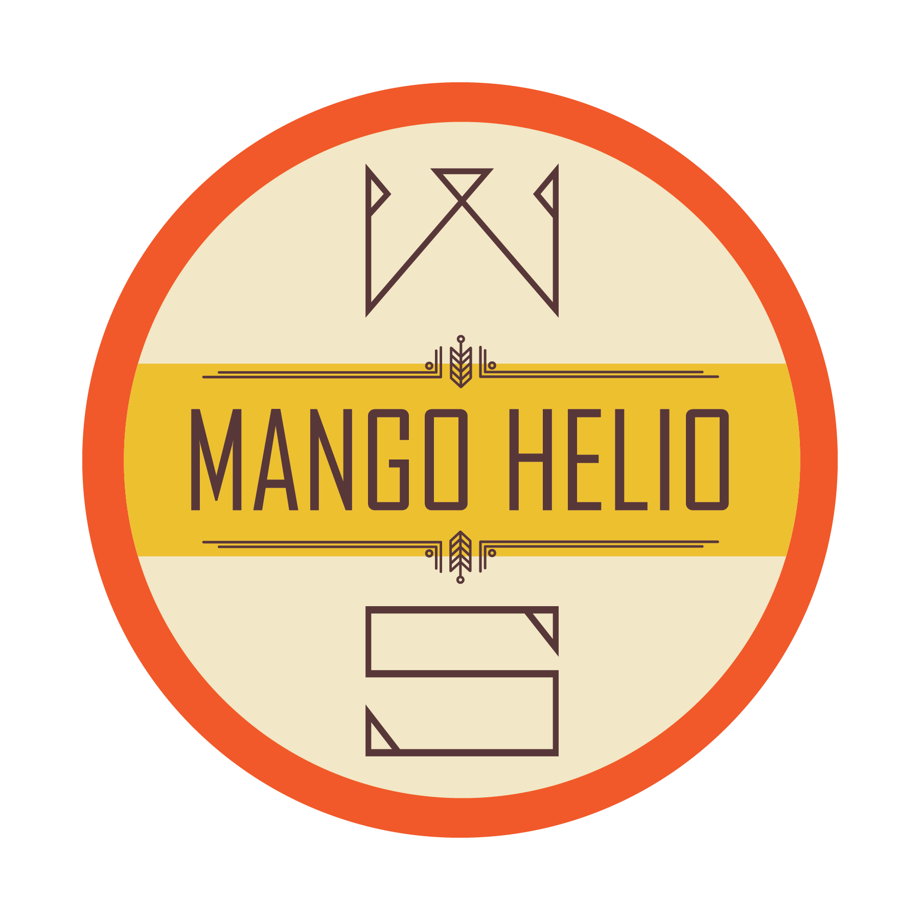 Indeed Wooden Soul: Mango Helio beer Label Full Size