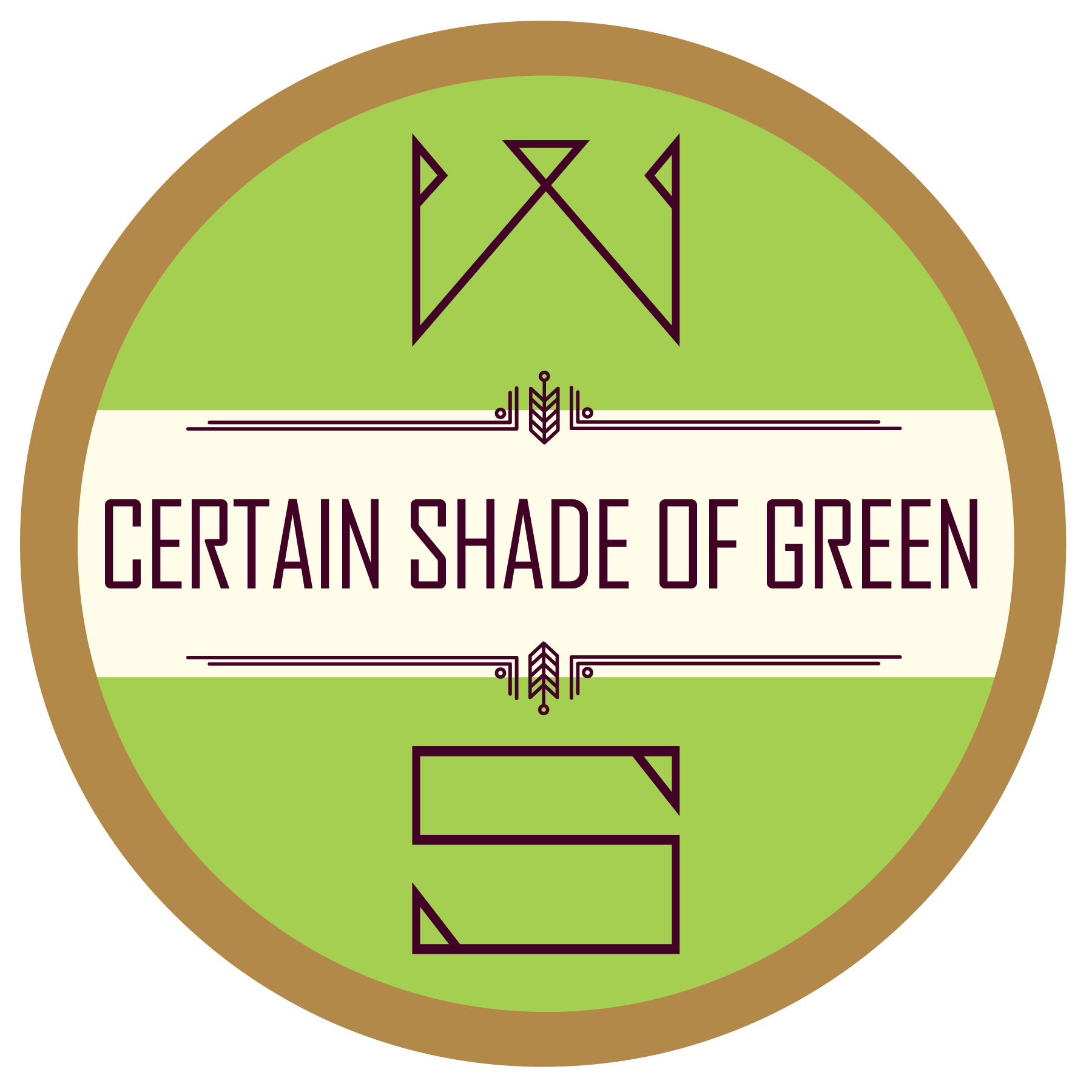 Indeed Wooden Soul: Certain Shade of Green beer Label Full Size