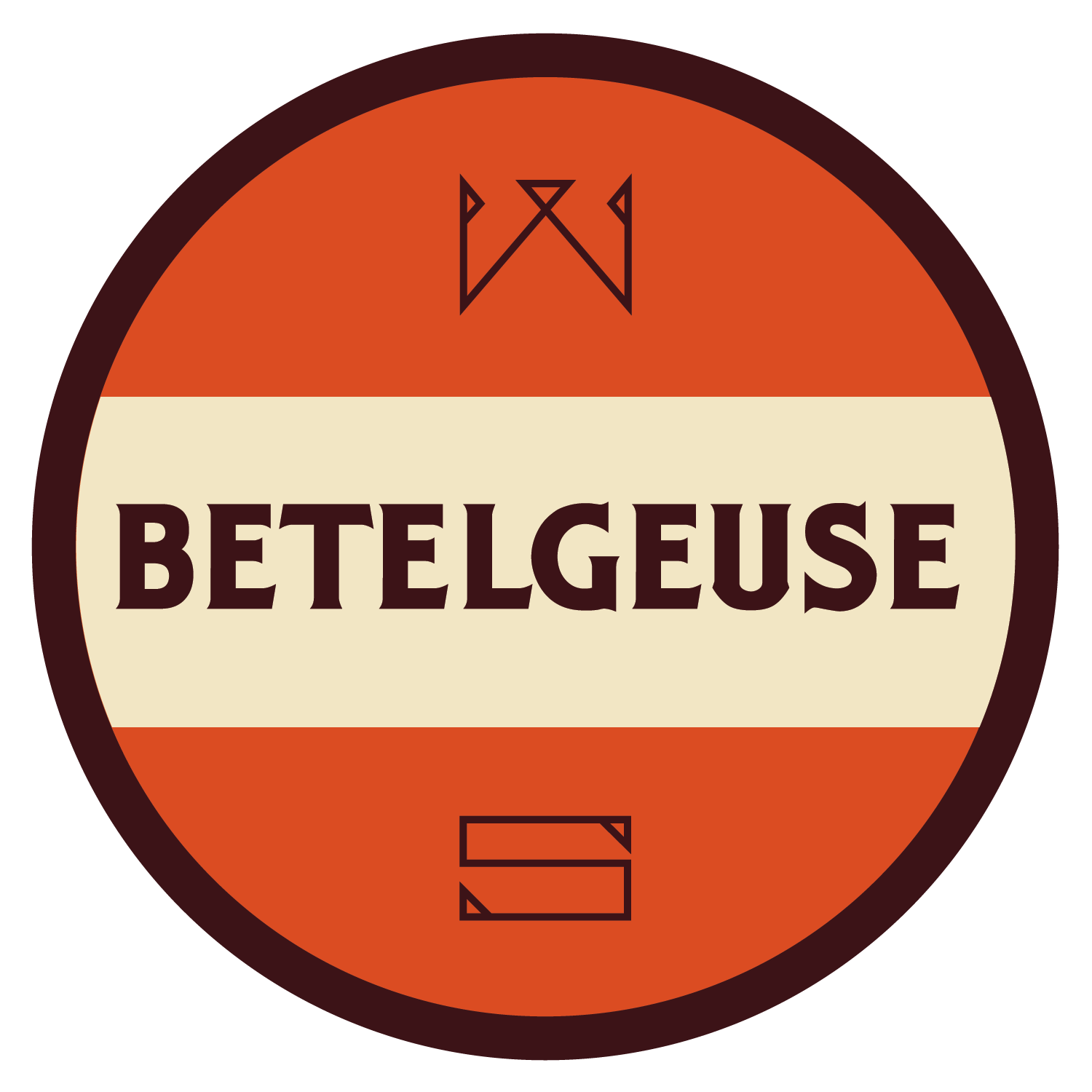 Indeed Wooden Soul: Betelgeuse beer Label Full Size