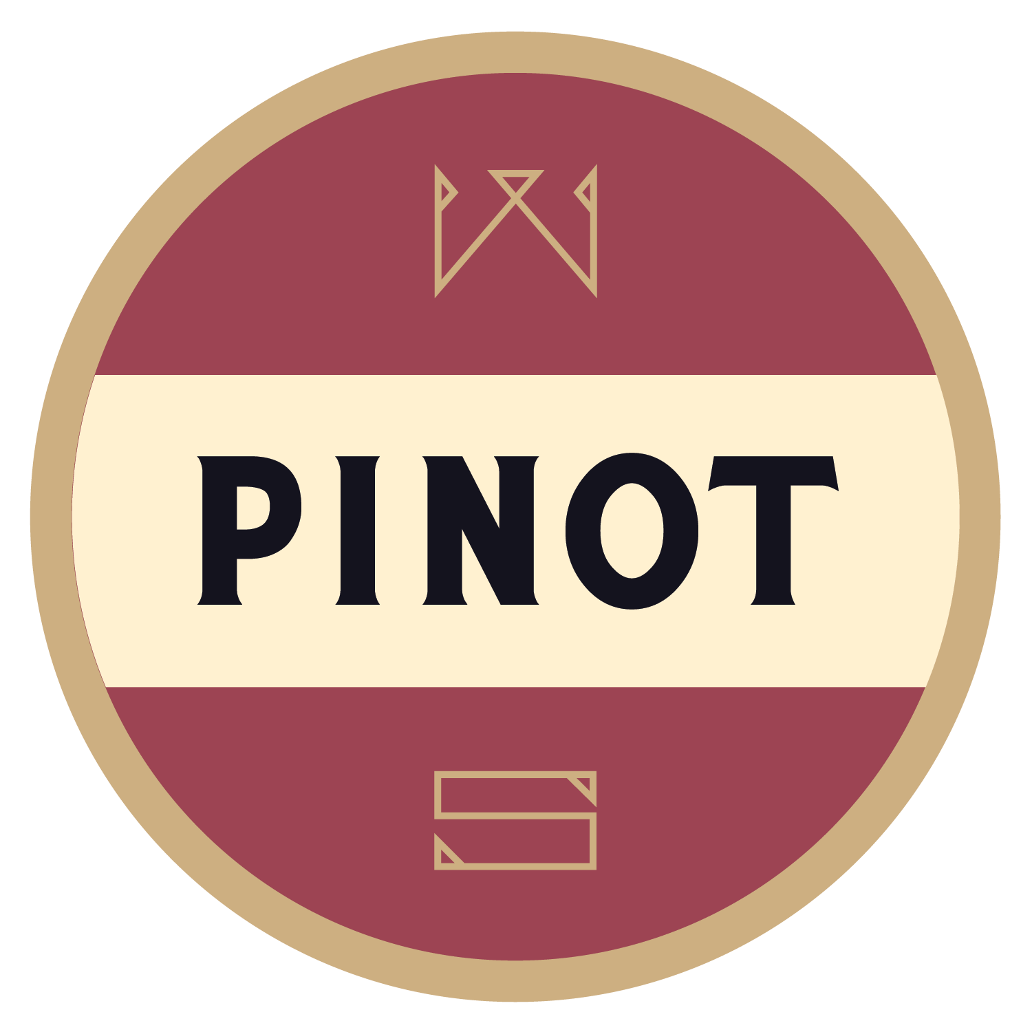Indeed Wooden Soul: Pinot beer Label Full Size