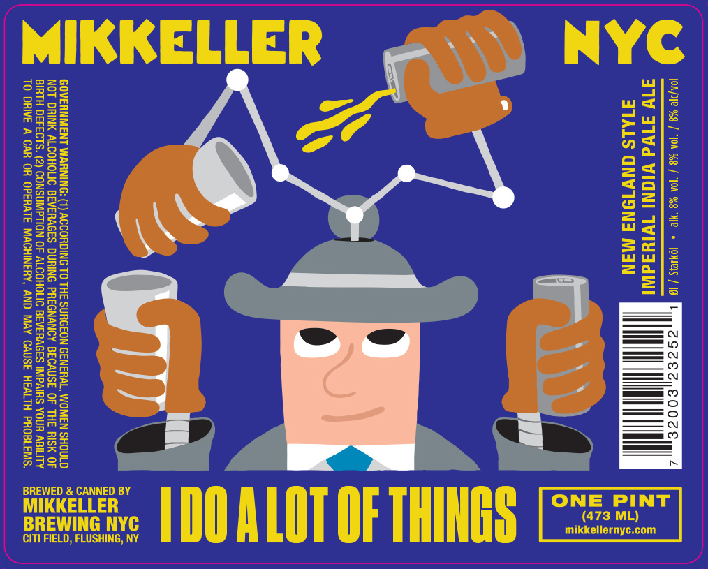 Mikkeller NYC NYC I Do A Lot Of Things beer Label Full Size