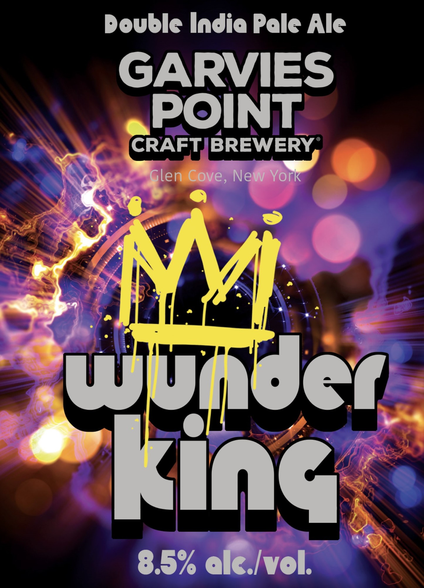 Garvies Point WunderKING beer Label Full Size