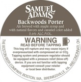 Sam Adams Backwoods Porter beer