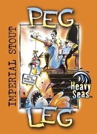 Heavy Seas Four Roses Peg Leg beer Label Full Size