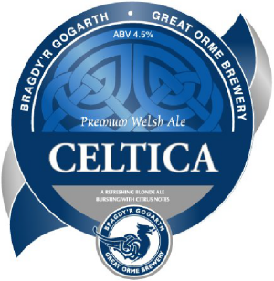 Great Orme Celtica beer Label Full Size