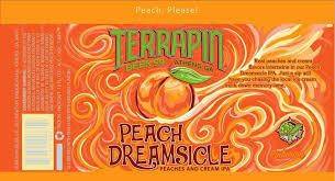 Terrapin Peach Dreamcicle beer Label Full Size
