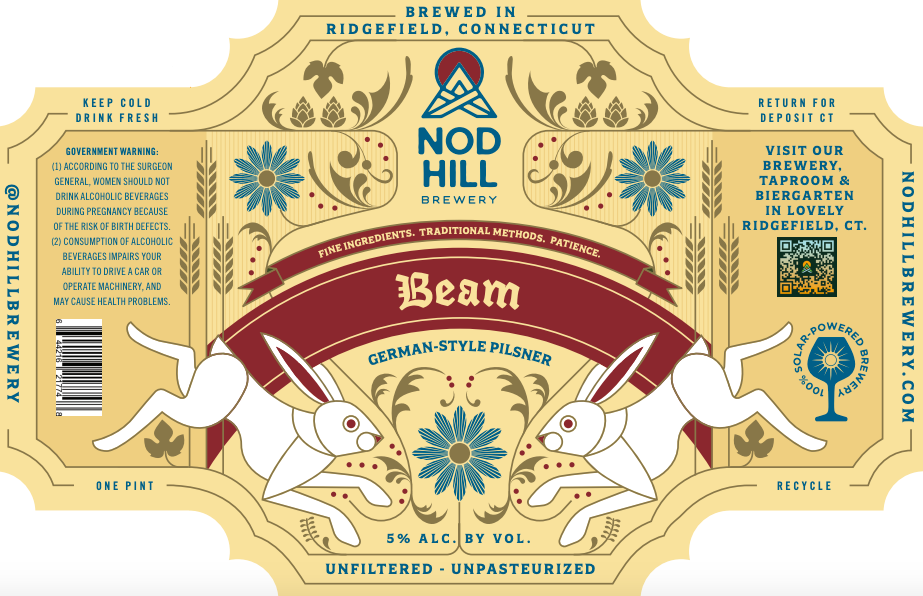 Nod Hill Beam beer Label Full Size