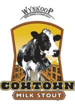 Wynkoop Cowtown Milk Stout beer Label Full Size