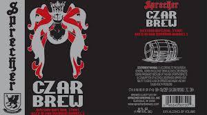 Sprecher Czar Russian Imperial Stout beer Label Full Size