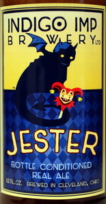 Indigo Imp Jester beer Label Full Size
