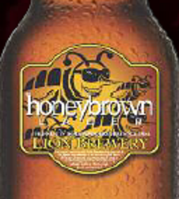 Huether Hotel Honey Brown Lager beer Label Full Size