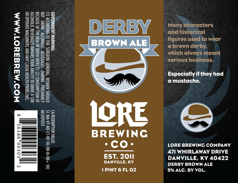 Lore Derby beer Label Full Size