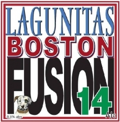 Lagunitas Boston Fusion #14 beer Label Full Size
