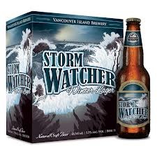 Vancouver Island Storm Watcher beer Label Full Size