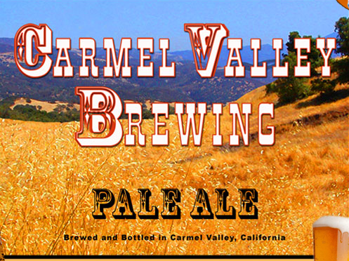 Carmel Valley Pale Ale beer Label Full Size