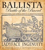 Ladyface Ballista beer Label Full Size