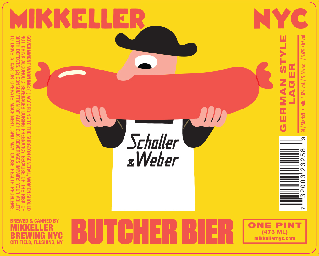 Mikkeller NYC NYC X Schaller & Weber Butcher Beer beer Label Full Size