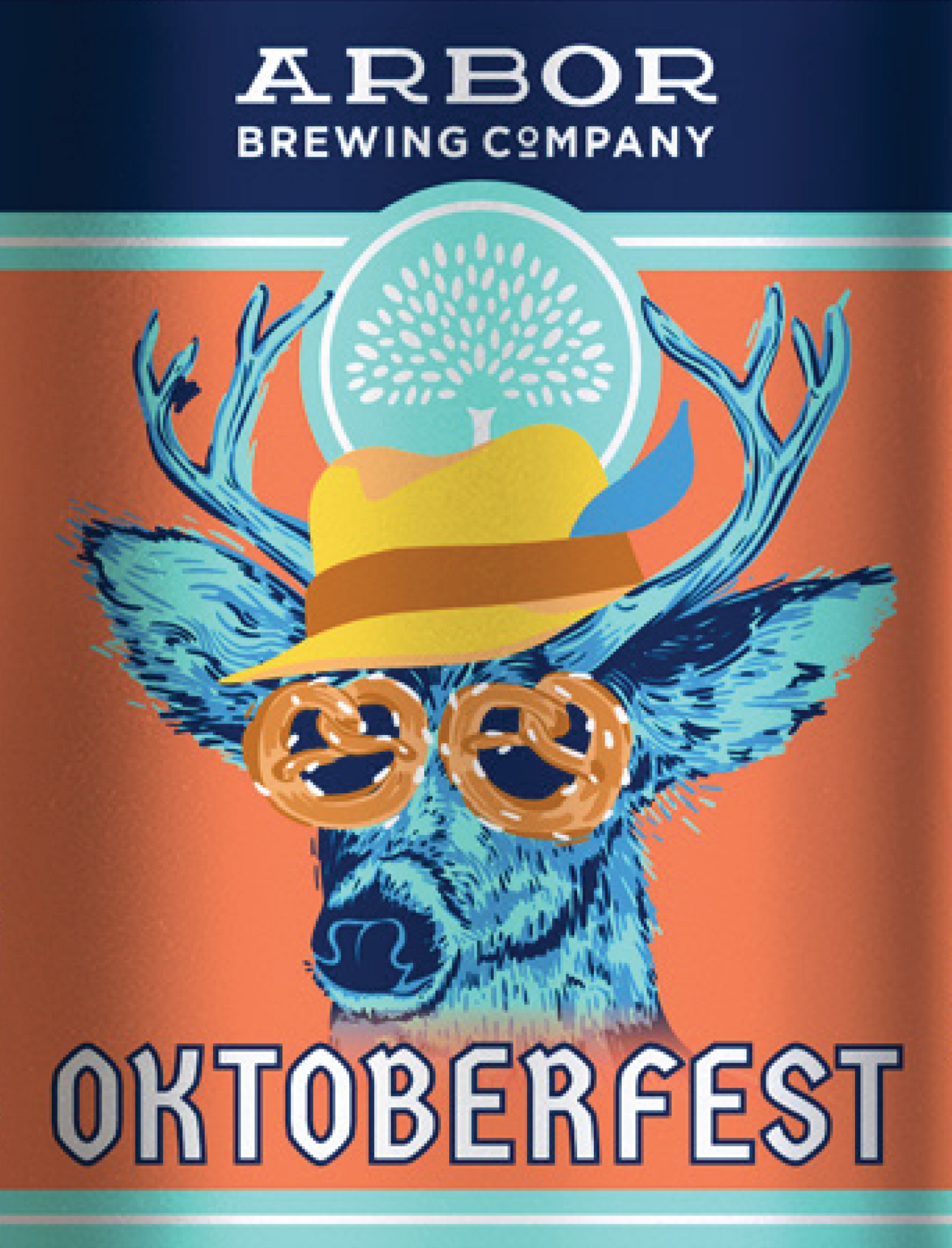 Arbor Oktoberfest beer Label Full Size