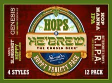 Shmaltz He'Brew Hoppy Variety Pack beer Label Full Size