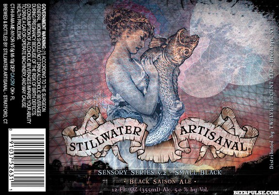 Stillwater Small Black beer Label Full Size