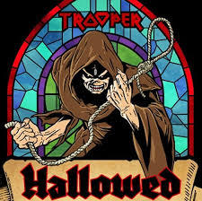 Trooper Hallowed beer Label Full Size